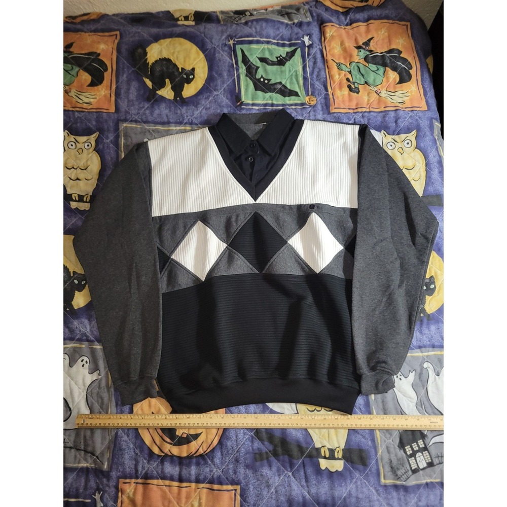 Vintage Collared Sweater Men's XLT Grandpacore‎  Alexxus 160